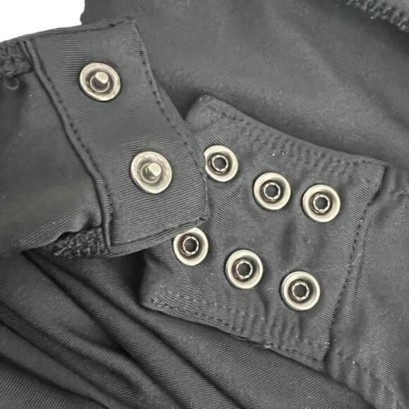 Lane Bryant Fitted Short-Sleeve Scoop Neck Bodysuit Black Womens Size 18/20 - Picture 2 of 6